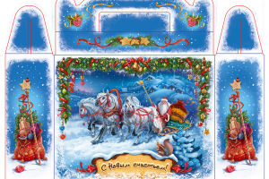 Иллюстрация для новогодней упаковки