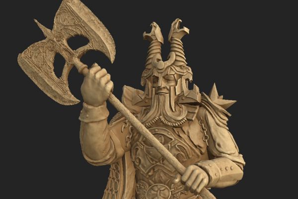 Воин фэнтэзи под печать