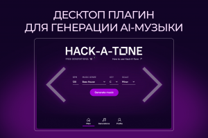 Десктоп плагин для генерации AI-музыки