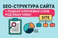 SEO-структура сайта + подбор ключевых слов под вашу нишу