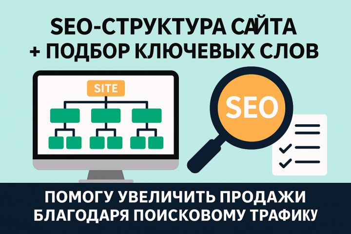 SEO-структура сайта + подбор ключевых слов под вашу нишу - 5438421
