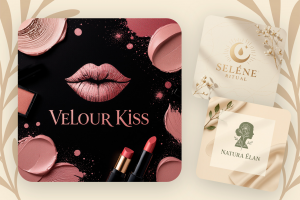 logo design, Velour kiss