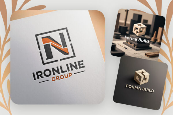 logo design, ironline
