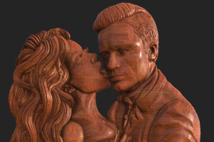 Барельеф "Пара" под 3Д печать