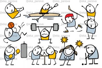 Векторные иллюстрации "Спорт"