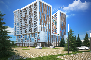 3D Визуализация офисного здания