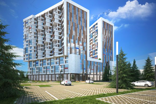 3D Визуализация офисного здания