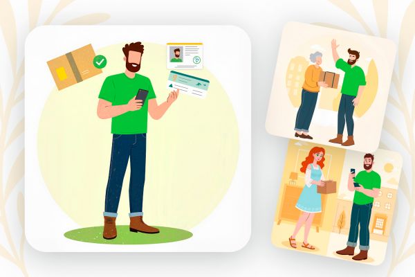 vector illustration, для моб приложения