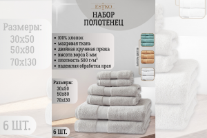 Инфографика для WB "Набор полотенец"