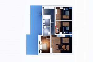 2х комнатная квартира