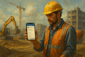 Telegram-бот для автоматизации отчётов по подрядным работам на строительном объекте