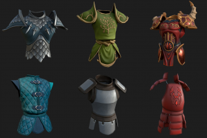 Модели доспехов для игры