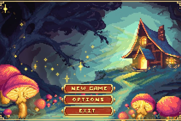 Нарисую Фон Для Главного Меню в стиле Пиксель-Арт - 5443899