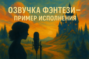 Озвучка фэнтези-фрагмента для демонстрации художественного чтения женским голосом