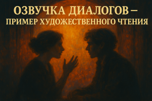 Озвучка диалогов – пример художественного чтения