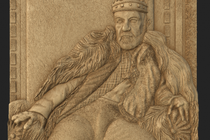 барельеф по картине