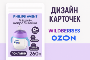 Дизайн карточек товара для маркетплейсов (Wildberries, Ozon)