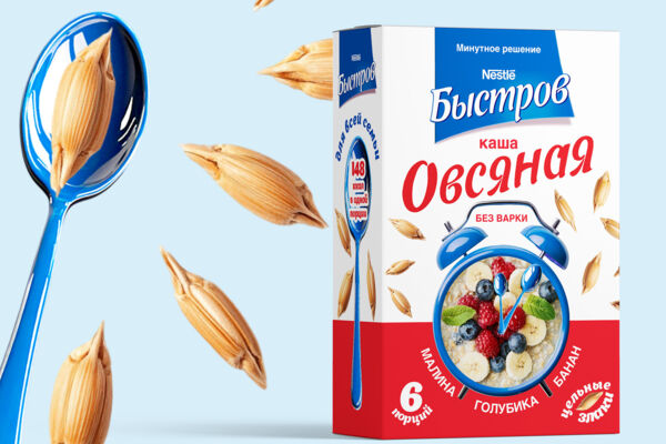 Упаковка каши Быстров. Тестовый проект.