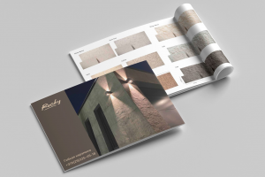 Логотип в стиле леттеринг для бренда гибкой керамики