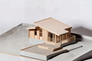 Макет небольшого частного дома