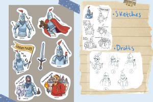 Стикеры для музейного мероприятия