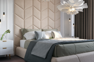 Визуализация спальни по референсу