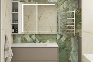 Дизайн проект квартиры 134 кв.м в Москве - ванная