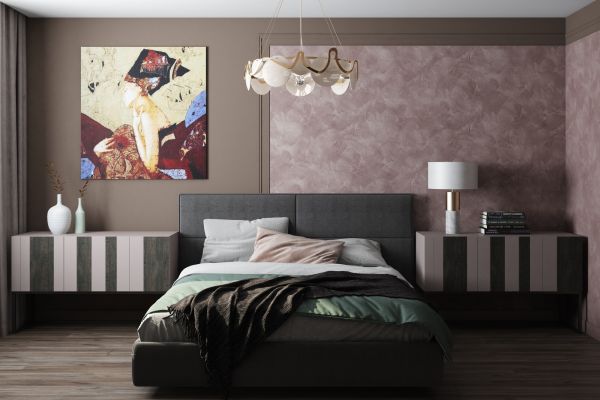 Дизайн - проект квартиры 60 кв.м ЖК "Пироговская ривьера"-спальня