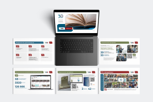 Дизайн годового отчета для научно-гуманитарного центра Сэфер