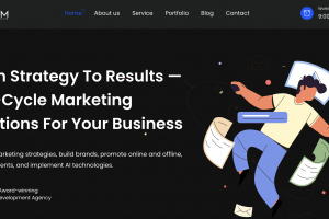 Корпоративный сайт агентства по маркетингу