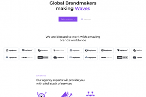 Waves Agency website