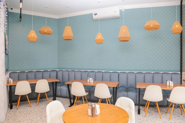 Интерьерная съемка для ресторана "Вкус моря"