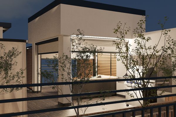 Дизайн интерьера террасы в квартире ЖК "Квартал на Некрасова"