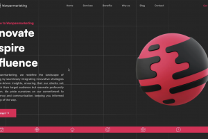 Лендинг для маркетинговой компании