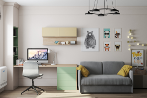 Дизайн проект квартиры 134 кв.м в Москве - детская