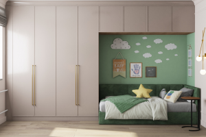 Дизайн проект квартиры 134 кв.м в Москве - детская