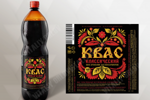 Этикетка на квас