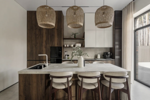 Частный дом в стиле джапанди