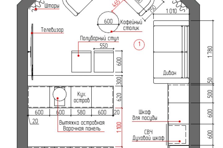 План расстановки мебели - 5453940