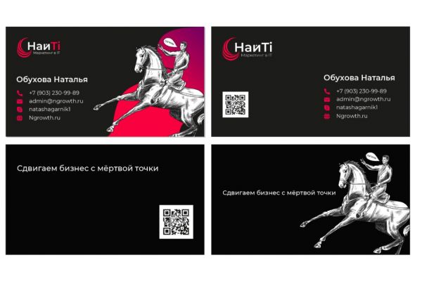 Разработка дизайна визиток