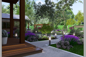 Ландшафт дома Ватутинки