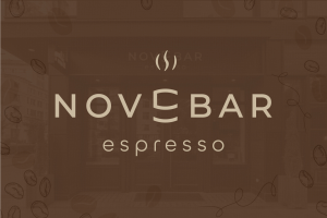 Логотип кофейни Nove Bar