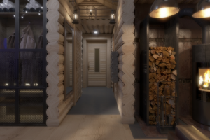 Проект дизайн банного комплекса г.Москва