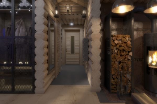 Проект дизайн банного комплекса г.Москва