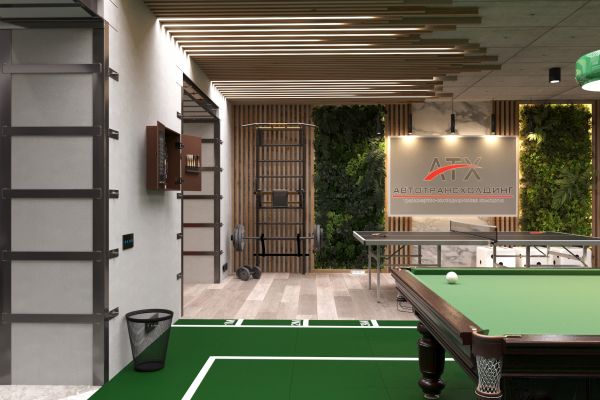 Проект комнаты отдыха в офисном пространстве г.Тольятти