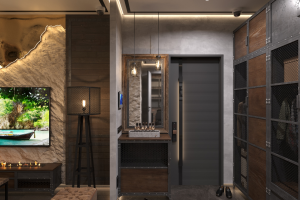 Проект квартиры 95 м2 в стилистике Loft г.Тольятти