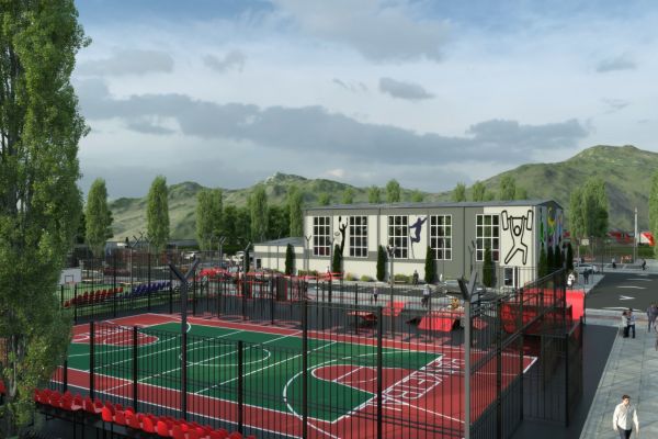 Проект здания спорт-комплекса Забайкальский край