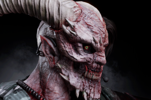 3D персонаж, мутант Рендер 2