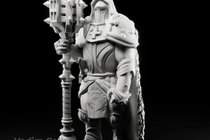 3D под печать, статуэтка паладина