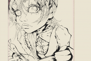 Эскиз девочки